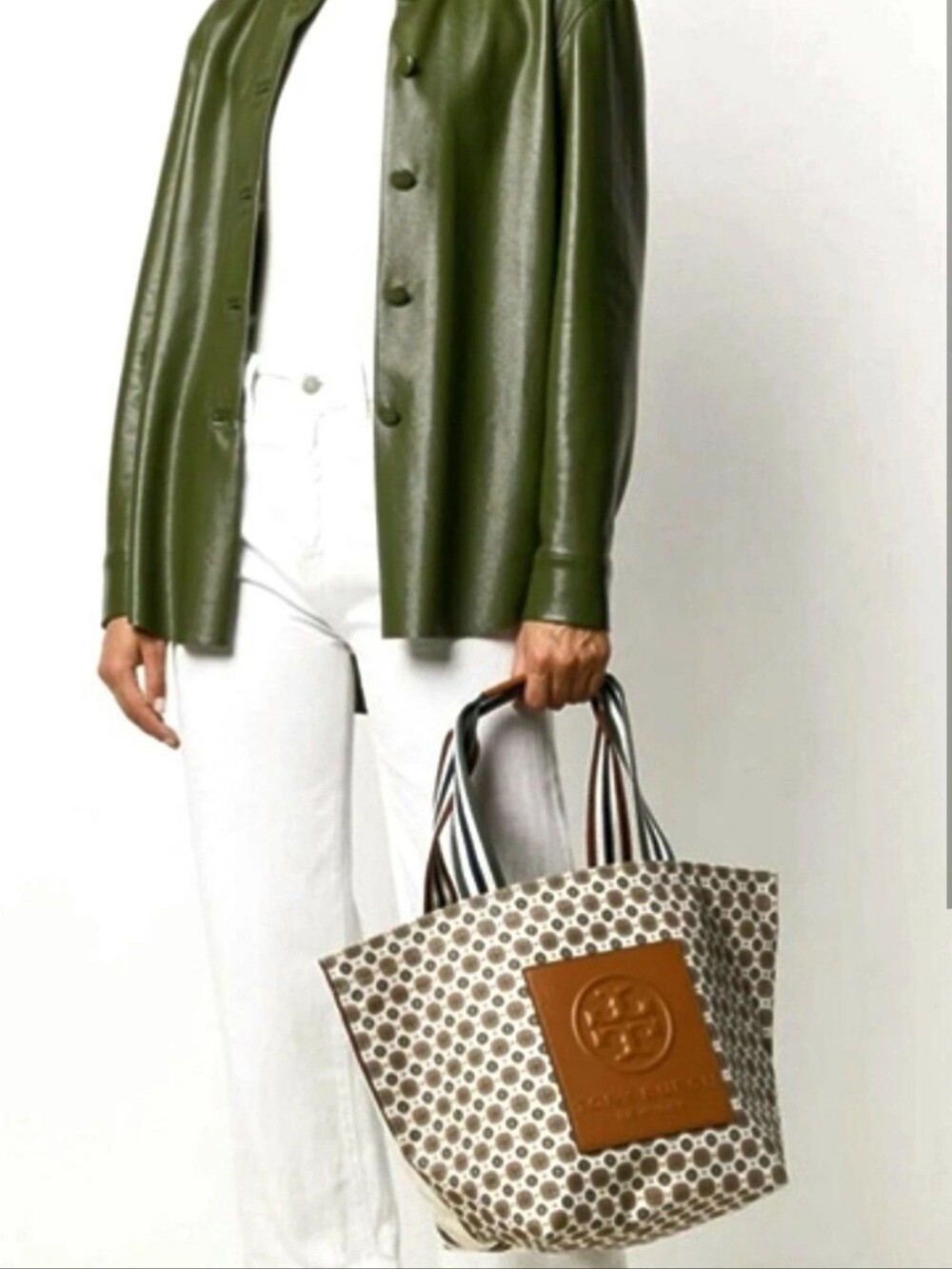 Tory Burch Gracie Reversible Logo Tote Bag